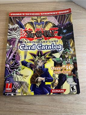 Yu-Gi-Oh! Card Catalog Strategy Guide - Yellow Multicolor Cover